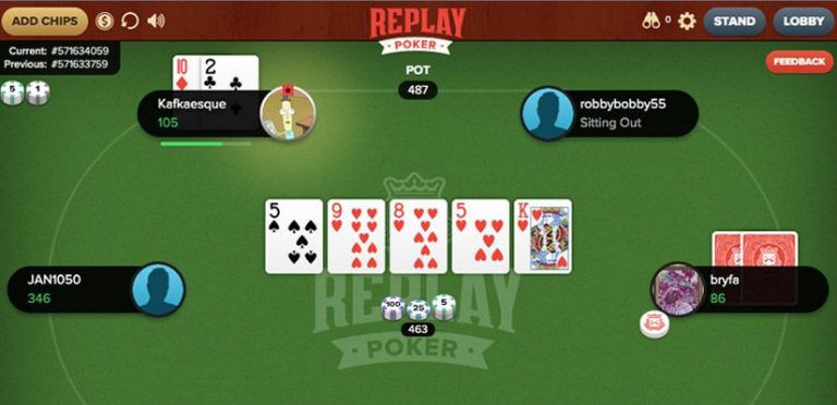 Replay Free Poker Screenshot 768x372 