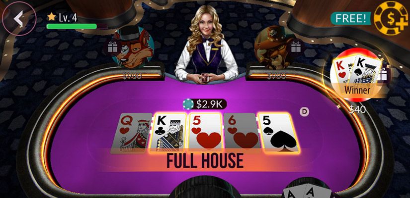 Zynga Free Poker Screenshot 